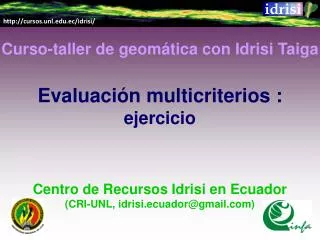evaluaci n multicriterios ejercicio