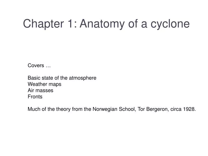 chapter 1 anatomy of a cyclone