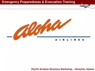 Pacific Aviation Directors Workshop