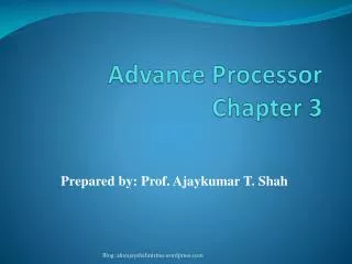 Advance Processor Chapter 3