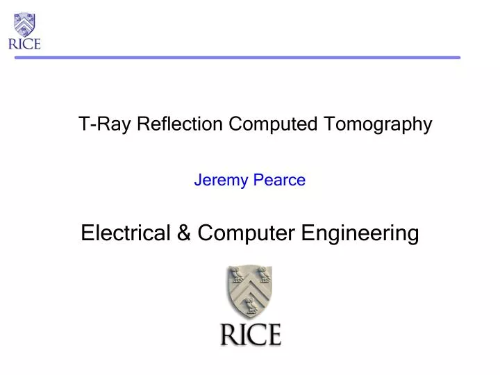 t ray reflection computed tomography