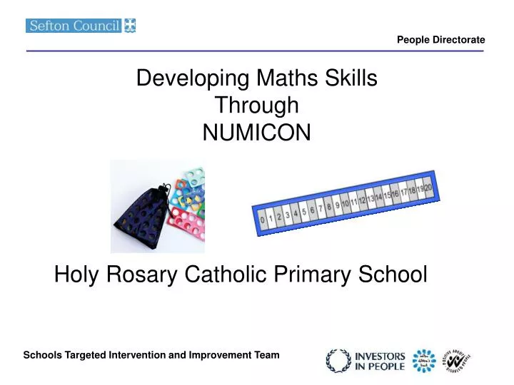 developing maths skills through numicon