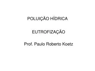 polui o h drica