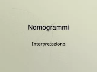 nomogrammi