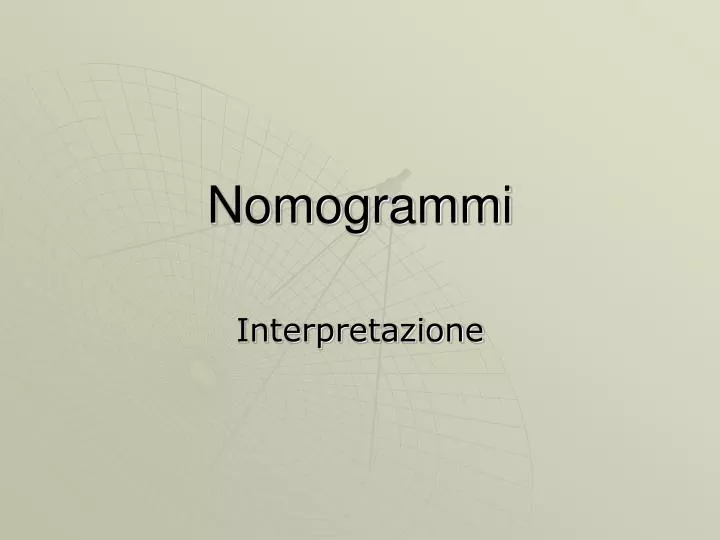 nomogrammi