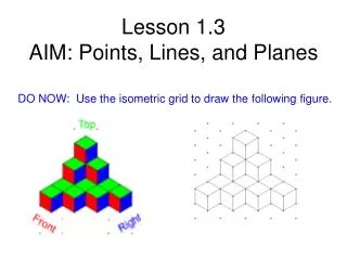 Lesson 1.3 AIM: Points, Lines, and Planes