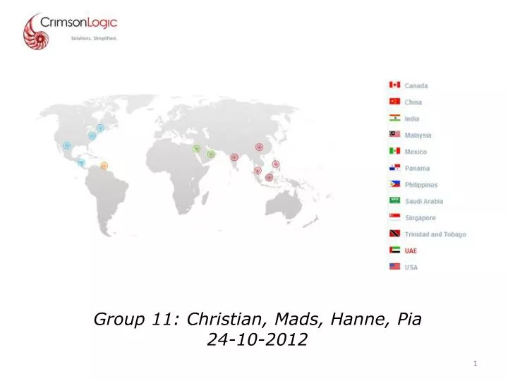 group 11 christian mads hanne pia 24 10 2012