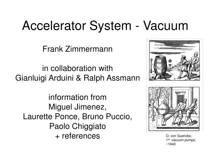 accelerator system vacuum
