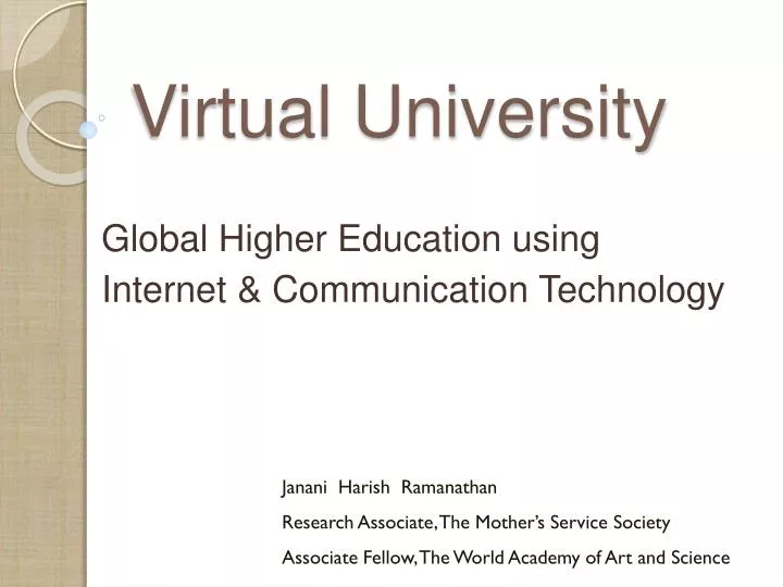 virtual university