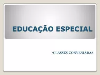 educa o especial