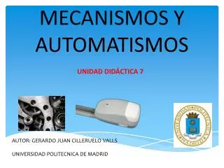 mecanismos y automatismos