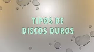 tipos de discos duros