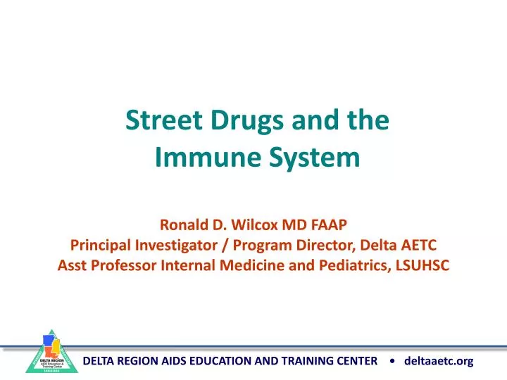 street drugs and the immune system