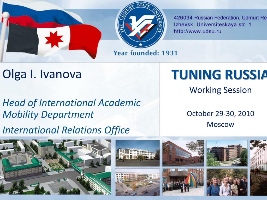 Enhancing Academic Mobility: UdSU's Engagement in International Education (2010) - slide 1