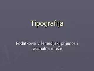 tipografija