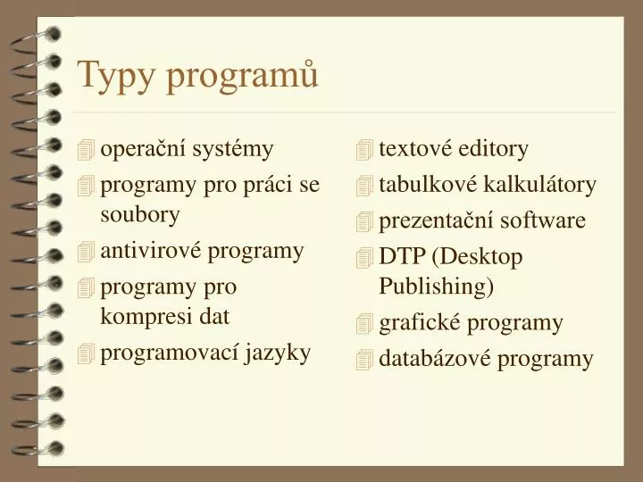 typy program