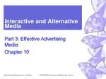 Interactive and Alternative Media - slide 1