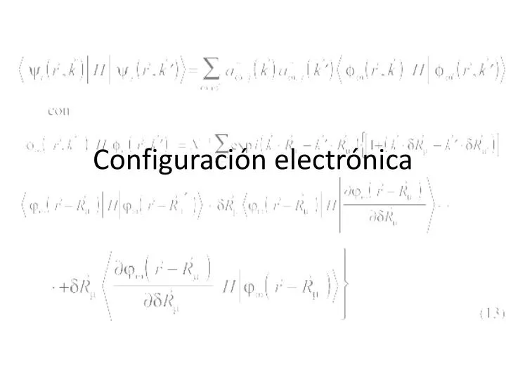 configuraci n electr nica