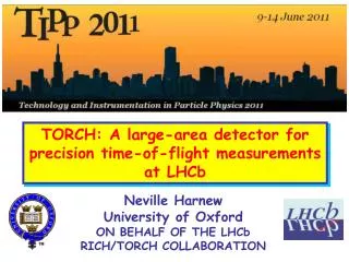 TORCH: A large-area detector for precision time-of-flight measurements at LHCb