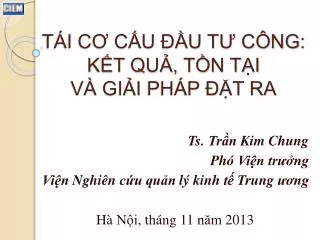 t i c c u u t c ng k t qu t n t i v gi i ph p t ra