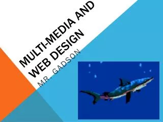 Multi-Media and Web Design