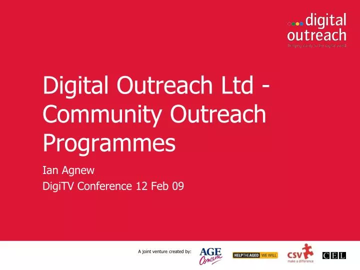 digital outreach ltd community outreach programmes