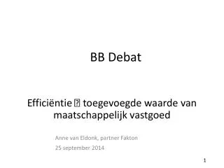 bb debat
