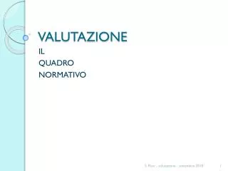 valutazione