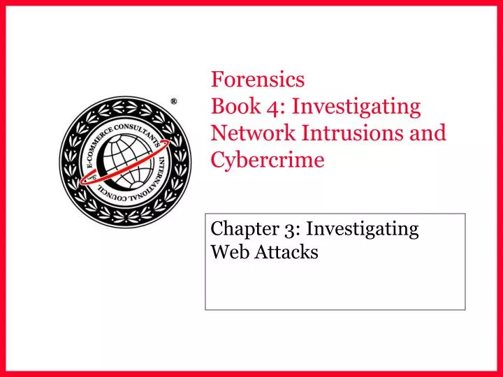forensics book 4 investigating network intrusions and cybercrime