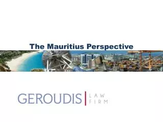The Mauritius Perspective