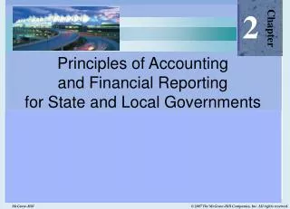 Principles of Accounting and Financial Reporting for State and Local Governments