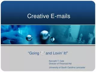 Creative E -mails