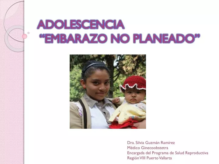 adolescencia embarazo no planeado