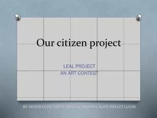 Our citizen project