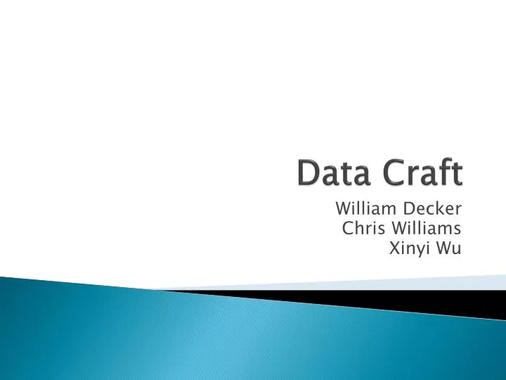 data craft