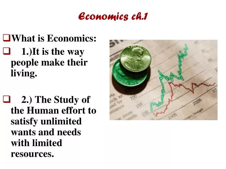 economics ch 1