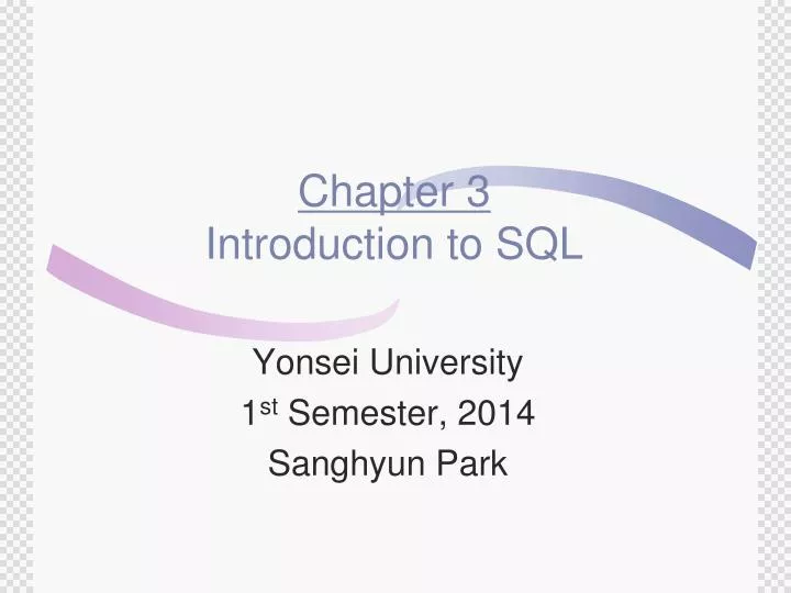 chapter 3 introduction to sql