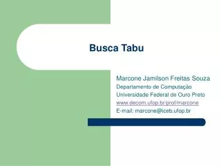 busca tabu