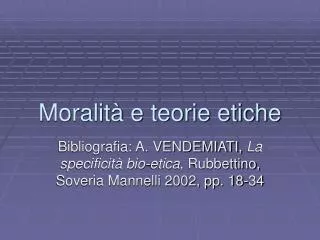 moralit e teorie etiche