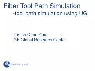 Fiber Tool Path Simulation -tool path simulation using UG