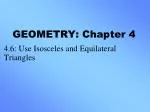 GEOMETRY: Chapter 4 - slide 1