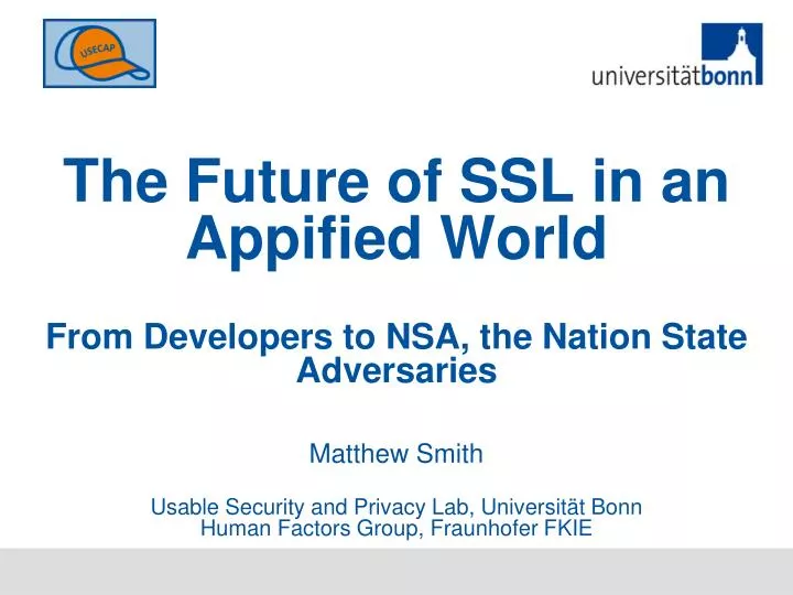 the future of ssl in an appified world from developers to nsa the nation state adversaries