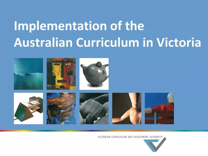 implementation of the australian curriculum in victoria