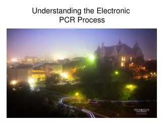 Understanding the Electronic PCR Process