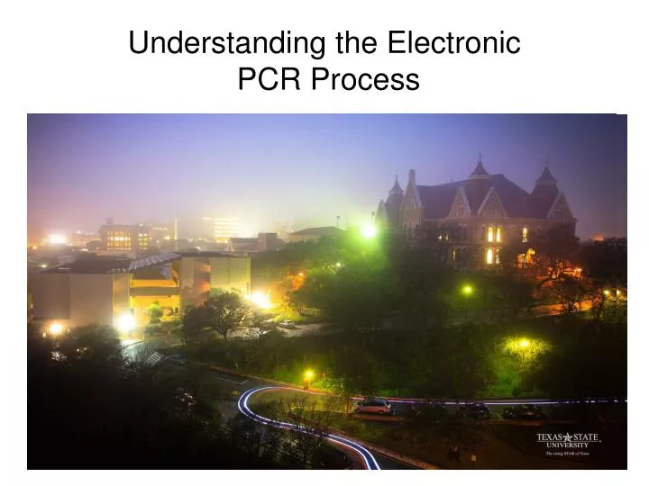 understanding the electronic pcr process