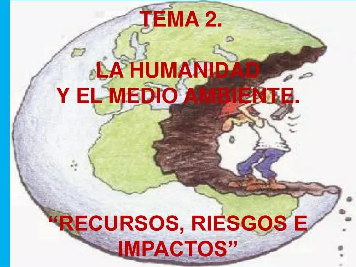 tema 2 la humanidad y el medio ambiente recursos riesgos e impactos