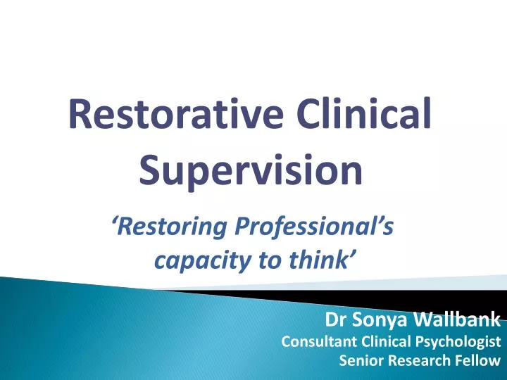 dr sonya wallbank consultant clinical psychologist senior research fellow