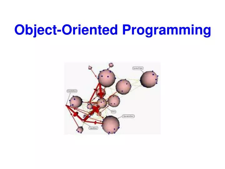 object oriented programming