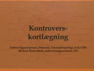 kontrovers kortl gning