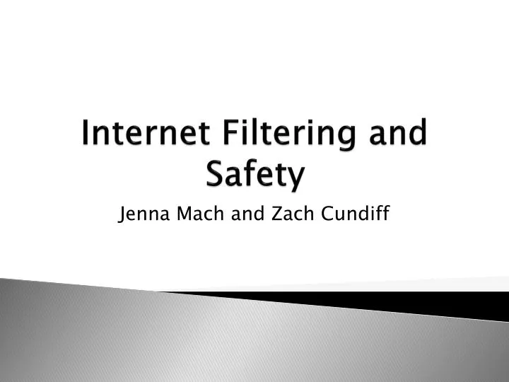internet filtering and safety